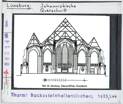 Vorschaubild Lüneburg: Johanniskirche, Querschnitt 